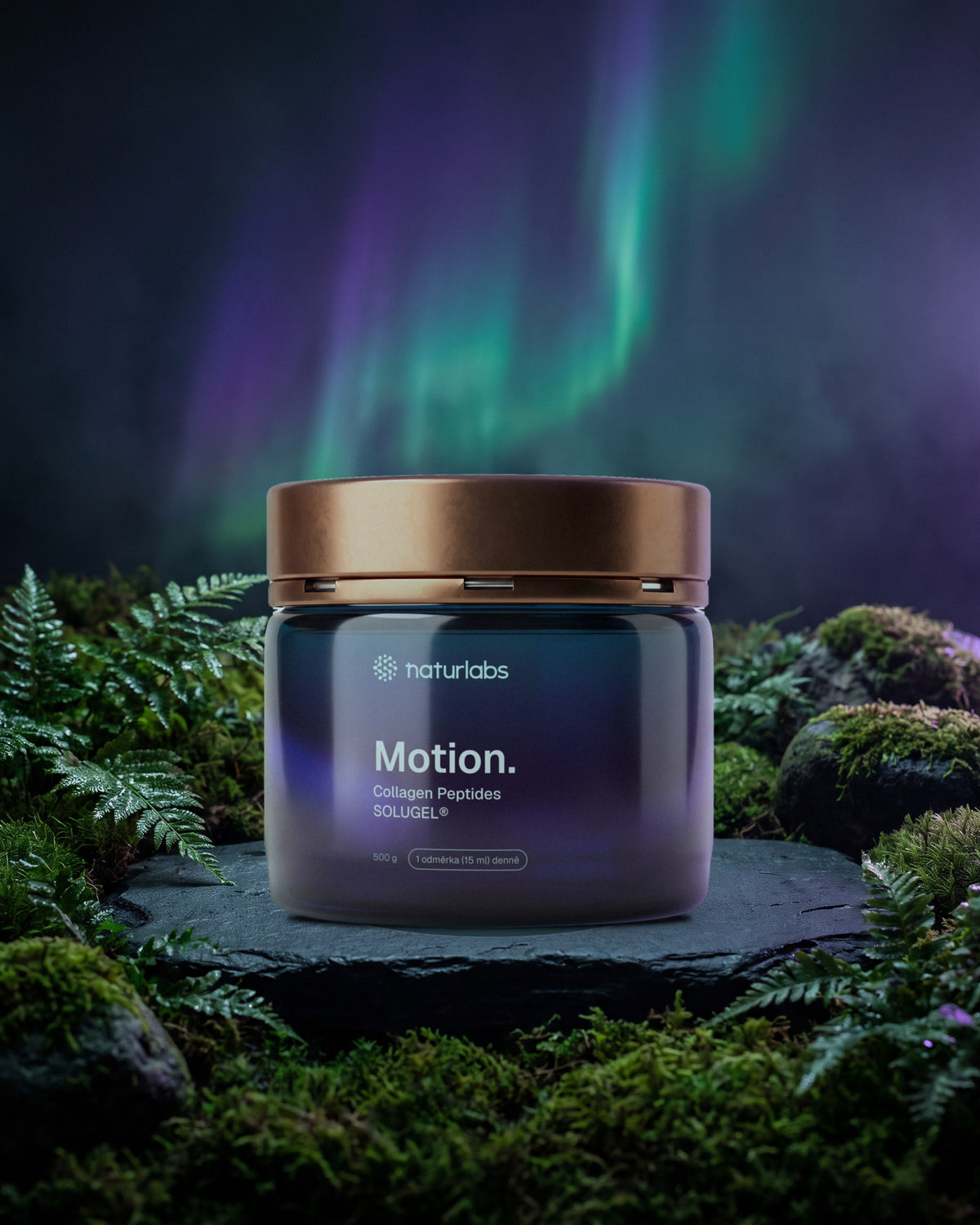 Motion. Tvorba kolagenu s vitaminem C, návrh nového obalu