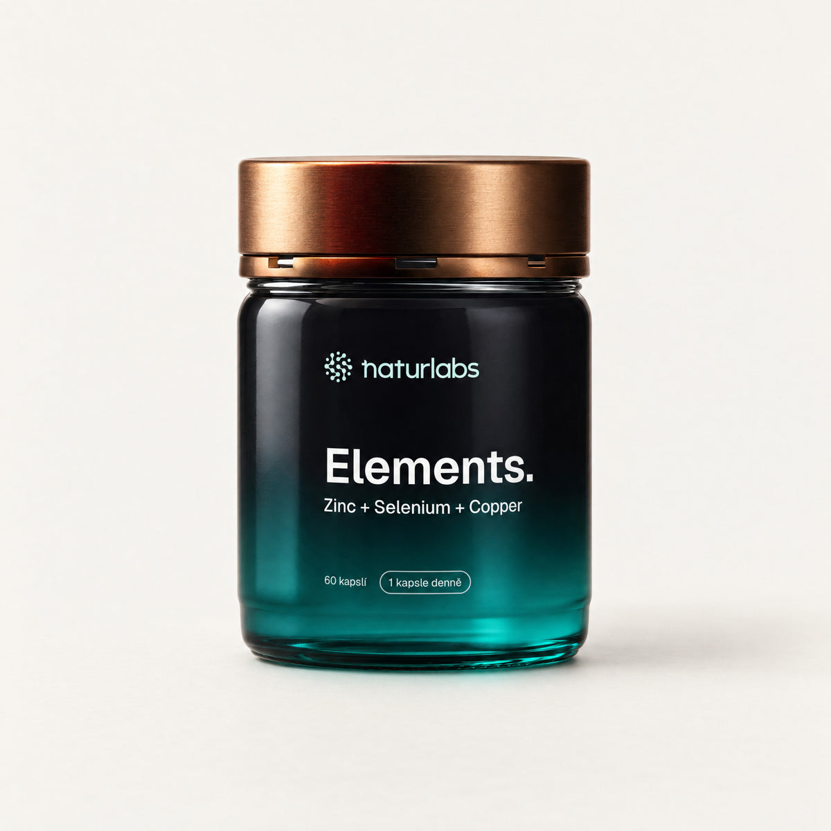 Naturlabs Elements. Zinek, selen a měď, 60 kapslí
