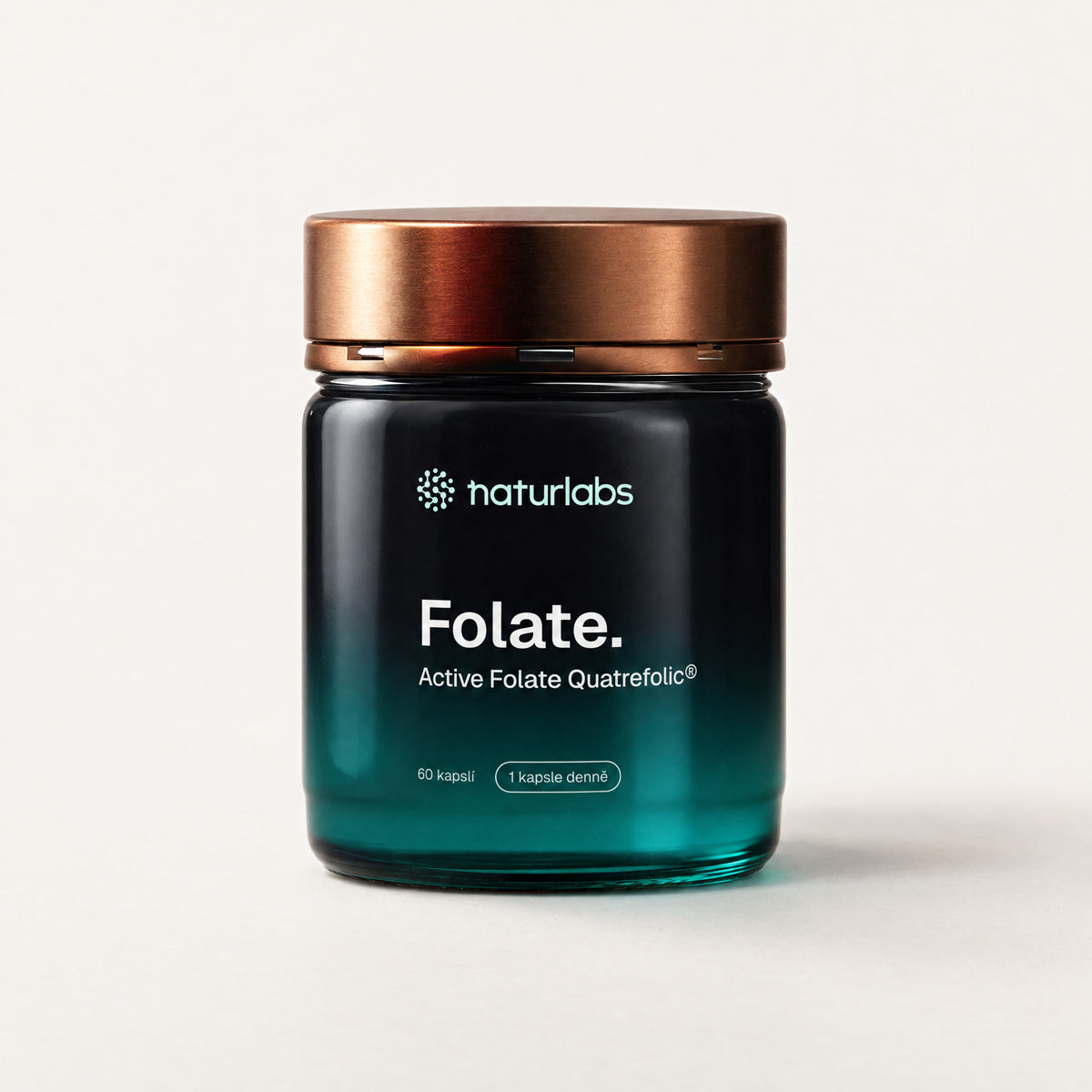 Bioaktivní folát Quatrefolic® NaturLabs, 60 kapslí