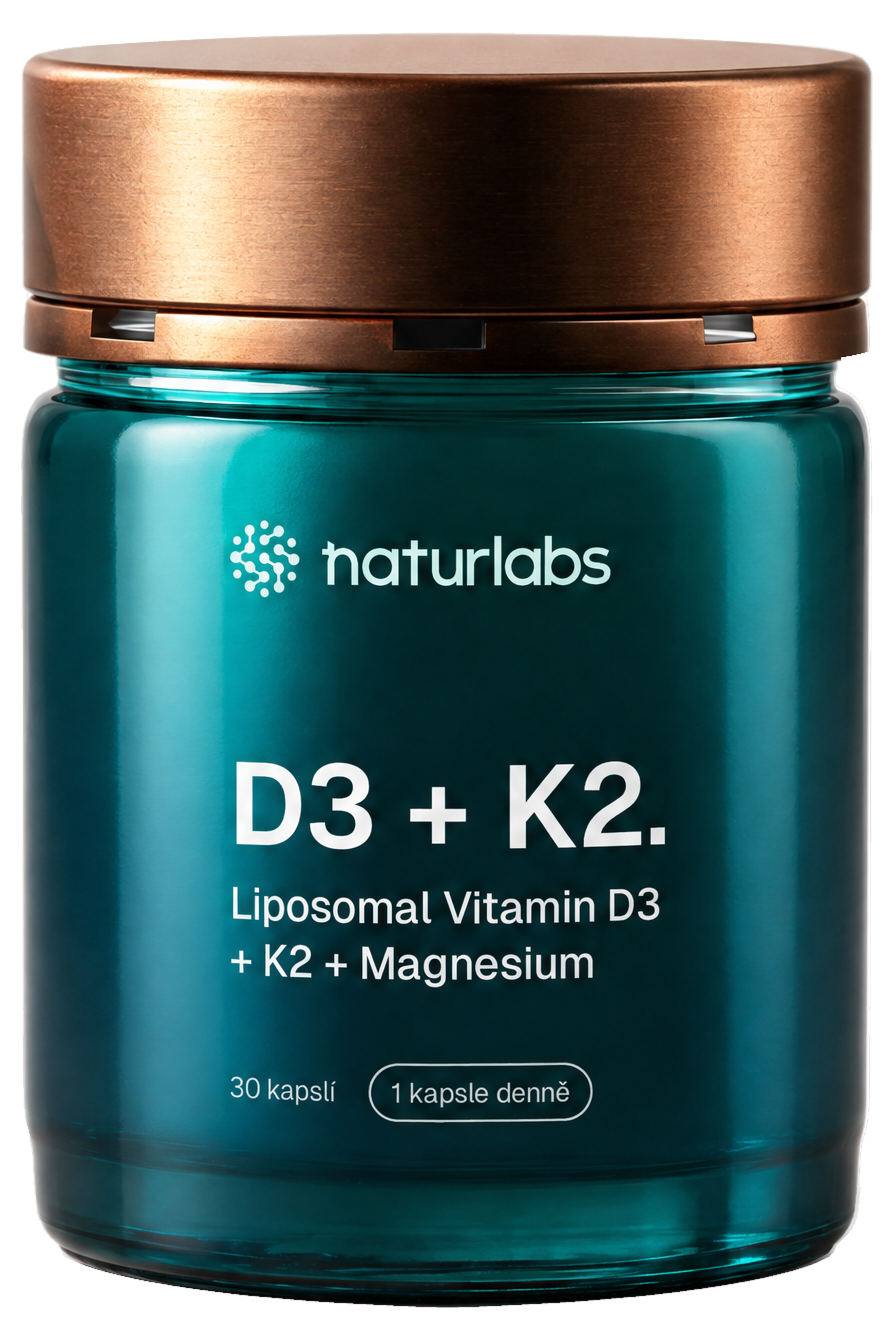 Naturlabs Liposomální vitamin D3 + K2, 30 kapslí