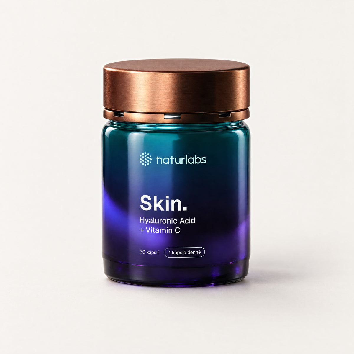Naturlabs Skin. Kyselina hyaluronová + vitamin C, 30 kapslí