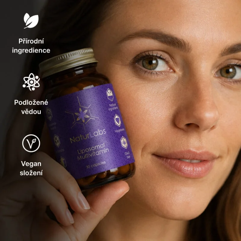 Liposomální Multivitamin NaturLabs, 30 kapslí