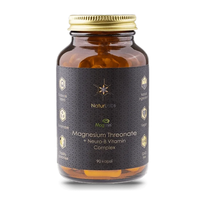 Hořčík MagTein® + Neuro-B komplex NaturLabs, 90 kapslí