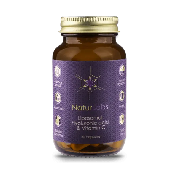 Produkt Liposomální Kyselina hyaluronová + vitamín C NaturLabs, 30 kapslí Obrázek