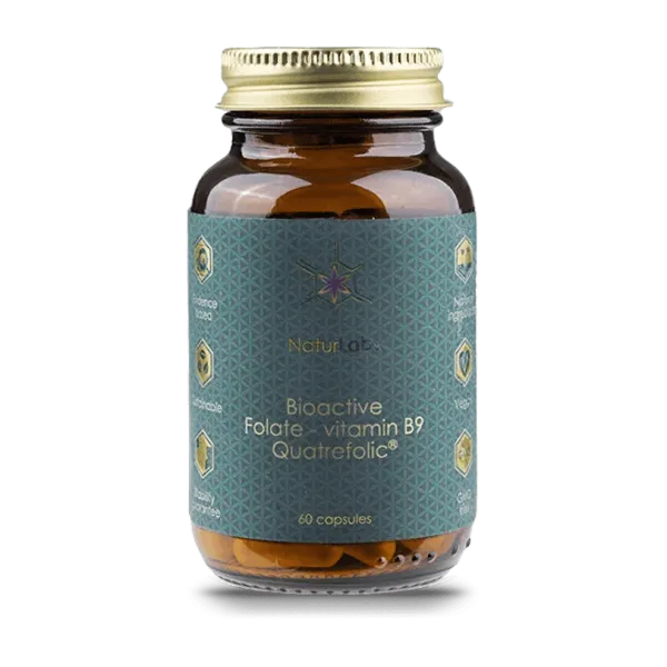 Produkt Bioaktivní folát Quatrefolic® NaturLabs, 60 kapslí Obrázek