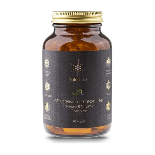 Produkt Hořčík MagTein® + Neuro-B komplex NaturLabs, 90 kapslí Obrázek